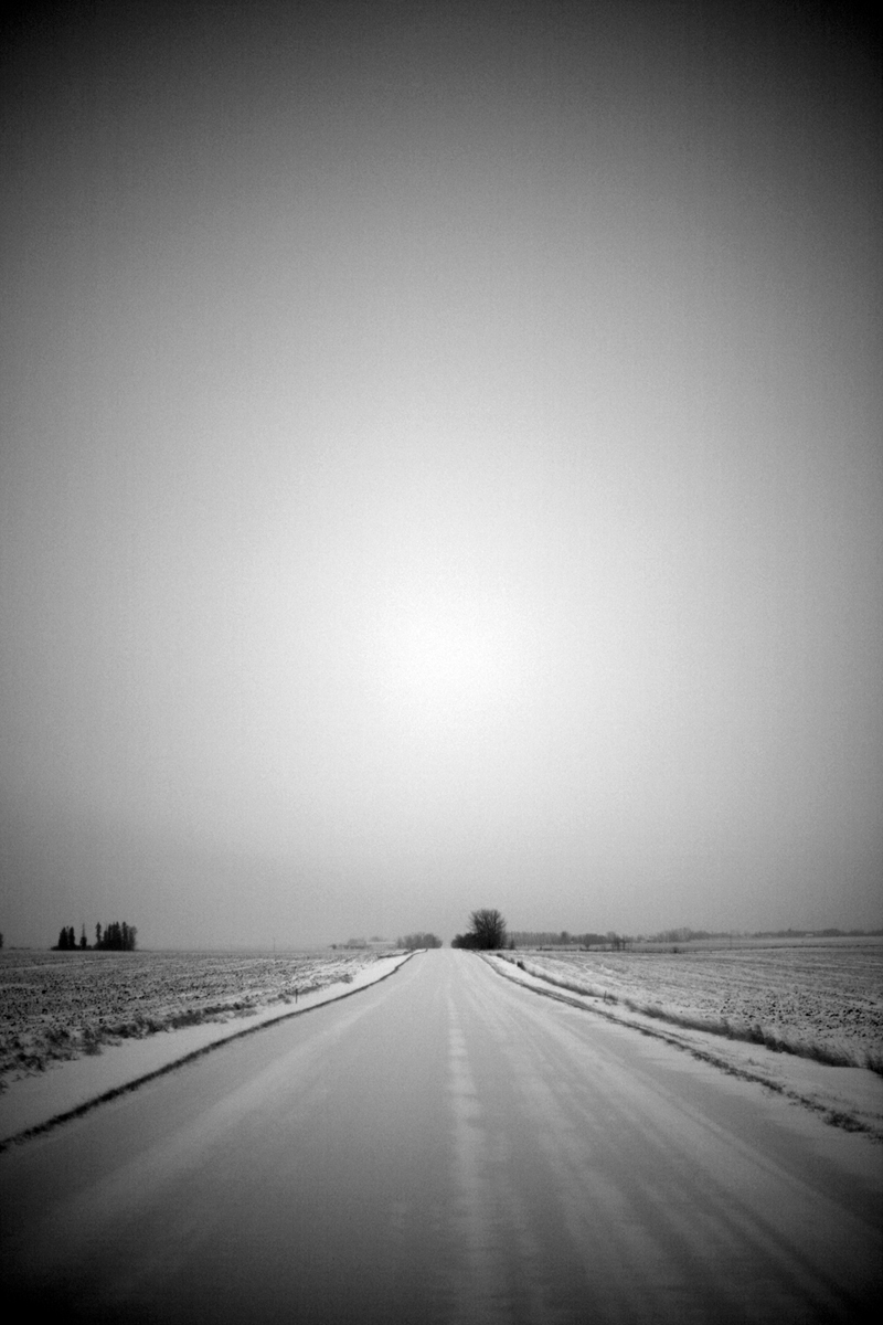 Rural Road - Near Olds, Alberta